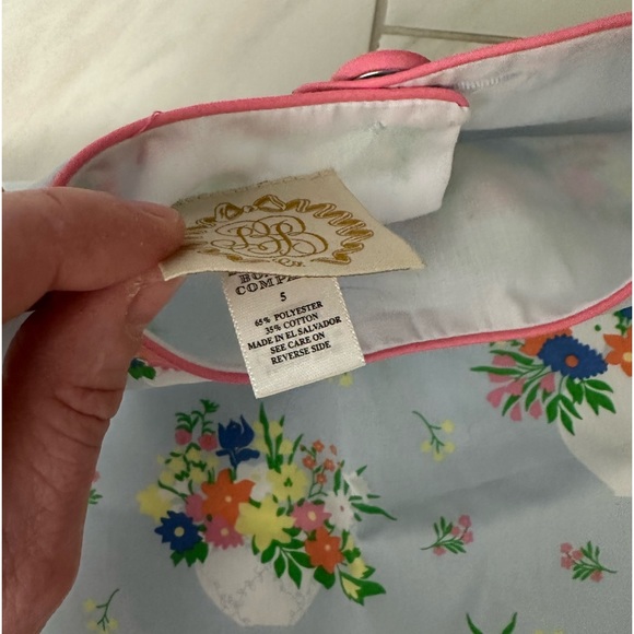 The Beaufort Bonnet Company NEW Lucy Boone Bloomer Set Uplifting Lillies TBBC 5 - Picture 6 of 7